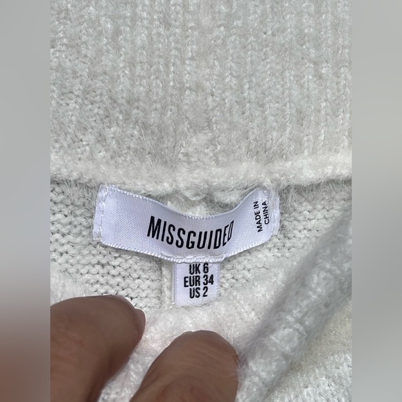 Missguided Soft White High Waist Shorts - Picture 8 of 10